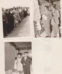 [Κιλκίς]: Διεύθυνσις Γεωργίας Κιλκίς, Γεωργοεκπαιδευτική Έκθεσις Αξιουπόλεως 15/8/1965. [Κείμενον: Γ. Παπαδοπέτρος Διευθυντής Γεωργίας, Πληροφοριακόν δελτίον, 4φφ. χειρόγραφα * 5 ασπρόμαυρες φωτογραφίες με επεξηγηματικό κείμενο στο πίσω μέρος, διαστάσεις 9Χ13]