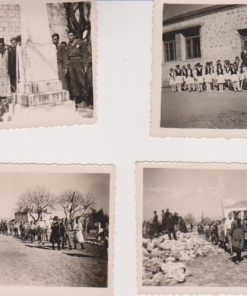 [Κατερίνη]: 4 ασπρόμαυρες φωτογραφίες, διαστάσεις 9X6, πιθανόν εορτές του Δημ. Σχολείου Παληαμπέλων - Κολινδρού
