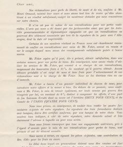 [Εβραίοι, Θεσσαλονίκη]: Union de los Subditos Espanioles de Grecia por sus Reclamaciones ante Alemania - Le Comité, Circulaire, Θεσσαλονίκη, δεκαετία του '60(;), μονόφυλλο, διαστάσεις 23Χ32