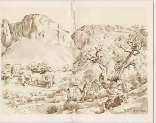 Βρασίδας Τσούχλος, [Κατάλογος εκθέσεως], 1979, δίφυλλο, διαστάσεις 26Χ20, "τσακισμένο στη μέση
