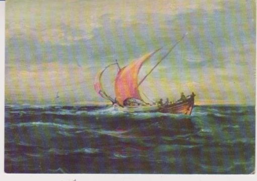 [Ζωγραφική, κάρτα]: Πίνακας του Β. Χατζή [1870-1915], έκδοση της Εμπορικής Τραπέζης της Ελλάδος