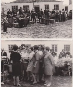 [Καβαλλάρι [-ιον] Θεσσαλονίκης]: Δύο ασπρόμαυρες φωτογραφίες από τις εκδηλώσεις για την πρώτη επέτειο της 21ης Απριλίου, διαστάσεις 18Χ13, στο πίσω μέρος σημειώνεται: στην πρώτη: ο Γεωπόνος Γεωργικών Εφαρμογών κ. Γρόλιος εκφωνεί την ομιλία του κατά την εορταστική εκδήλωσιν της 22-4-1968 * στην δεύτερη: η ομάς αγροτονεανίδων εκ Καβαλλαρίου τραγουδούν κατά τον πανηγυρισμόν της 22-4-1968