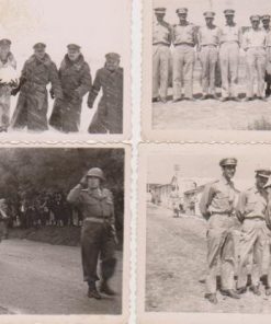 [Λιτόχωρον Κατερίνης]: 4 φωτογραφίες στρατιωτών, Φώτο - ΑΡΙΣΤΟΦΑΝΟΥΣ, 1953-'54, διαστάσεις 9Χ6