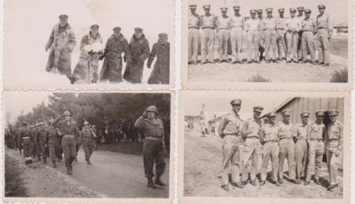 [Λιτόχωρον Κατερίνης]: 4 φωτογραφίες στρατιωτών, Φώτο - ΑΡΙΣΤΟΦΑΝΟΥΣ, 1953-'54, διαστάσεις 9Χ6