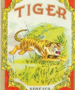 [Ετικέτα]: TIGER NEHESCO Registered in Pakistan, made in England, διαστάσεις 12Χ17