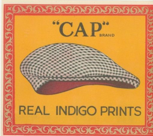 [Ετικέτα]:  "CAP" brand, προπολεμική, με γόμα, διαστάσεις 14Χ13