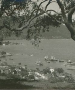[Θάσος]:  Θάσος - 1,  Η πρωτεύουσα της νήσου, μεταπολεμική ασπρόμαυρη κάρτα