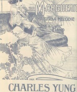 [Παρτιτούρα, εβραίοι]: Charles Yung, Les reveries de Marguerite. Mazurka, melodie pour piano, edition Sam Yoel, Salonique, προπολεμική