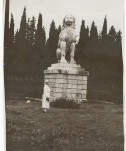 [Λεβαδειά, κάρτα]: Λέων Χαιρωνείας, ταχυδρομημένη 1936