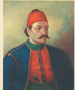 [Ήρωας του '21, κάρτα]: Ιάκωβος Τομπάζης, "Μ. Πεχλιβανίδης & Σια", αριθ. 374, έγχρωμη, αχρησιμοποίητη