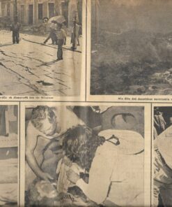 [Σεισμοί του 1953 στα νησιά του Ιονίου: Ζάκυνθος Κεφαλληνία και Ιθάκη]: ΕΘΝΙΚΟΣ ΚΗΡΥΞ, καθημερινή πρωϊνή εφημερίς εκδιδομένη εν Αθήναις, Έτος 8ον, αριθ.2260, Παρασκευή 14 Αυγούστου 1953, εξασέλιδος,, Στη πρώτη σελίδα: "Ο σπαραγμός και το πένθος απλώνονται εις την Καφαλληνίαν και την Ζάκυνθον", φωτογραφίες - ειδήσεις και φωτογραφίες από τα 3 νησιά του Ιονίου και στις άλλες σελίδες του φύλλου