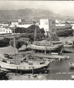 [Κως, κάρτα]. Δ-279. ΚΩΣ - Ακτή Μιαούλη, ασπρόμαυρη, αχρησιμοποίητη